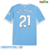 Camisa de time de futebol Manchester City Rayan Ait-Nouri #21 Replicas 1º Equipamento 2026-27 Manga Curta